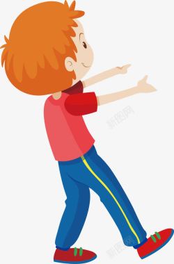 卡通人物矢量图素材