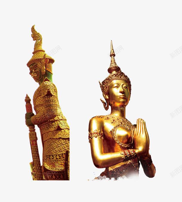 泰国建筑png免抠素材_88icon https://88icon.com 泰国建筑 石像 雕像