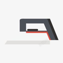 熨衣服的熨斗抽象电熨斗高清图片