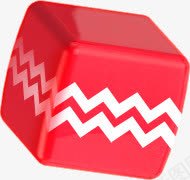 红色立方体元素png免抠素材_88icon https://88icon.com 元素 立方体 红色