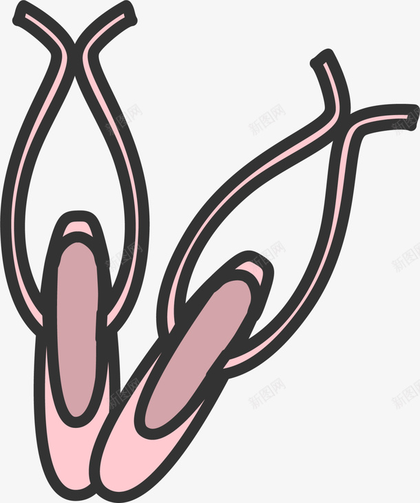 粉色舞蹈芭蕾女鞋png免抠素材_88icon https://88icon.com 人物插画 粉色女鞋 舞姿 舞者 舞蹈 艺术 芭蕾女鞋 跳舞