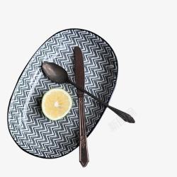 椭圆形餐盘素材