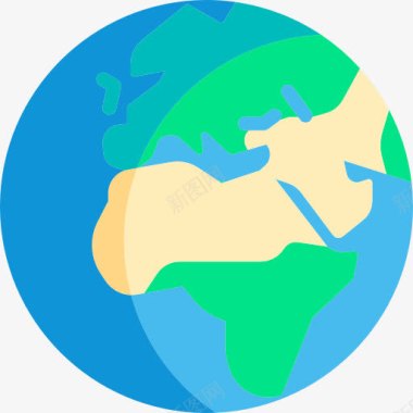 世界之旅地球图标图标