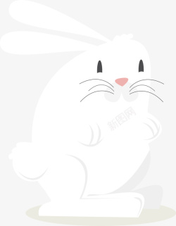 卡通小白兔装饰图案素材