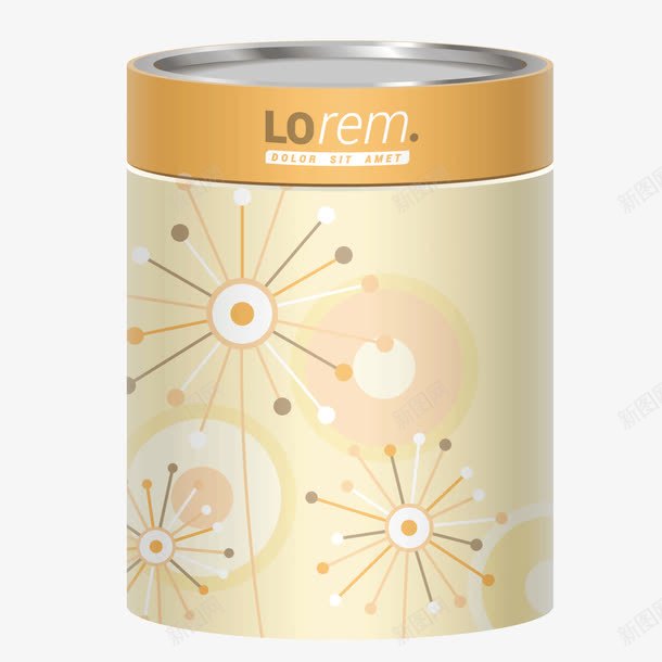 黄色食品罐子png免抠素材_88icon https://88icon.com 罐子 食品 黄色