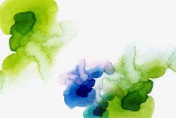 彩色水墨素材