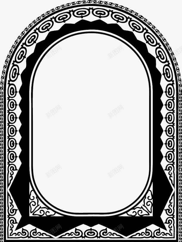 黑白相框png免抠素材_88icon https://88icon.com 创意 相册 简约