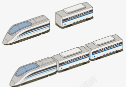 两截两截卡通高铁图标高清图片