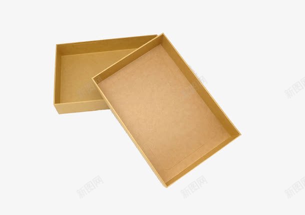 双层牛皮纸盒png免抠素材_88icon https://88icon.com 双层 棕黄色 牛皮纸盒 盒盖