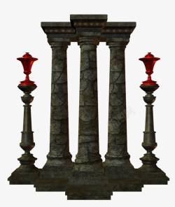 祭坛石柱高清图片