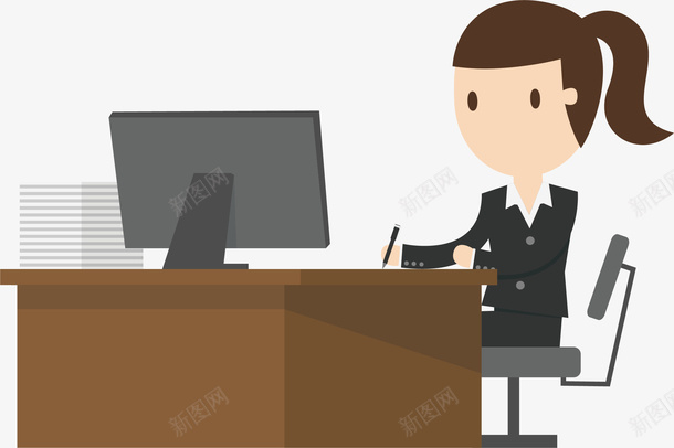 上班元素矢量图ai免抠素材_88icon https://88icon.com java程序员 png 元素 卡通 员工 程序员 矢量图