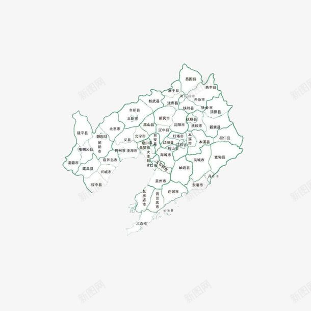 辽宁省地图png免抠素材_88icon https://88icon.com 地图 线路图 辽宁省 辽宁省地图