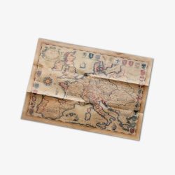 复古地图图纸素材