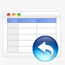 DB表表撤销图标高清图片