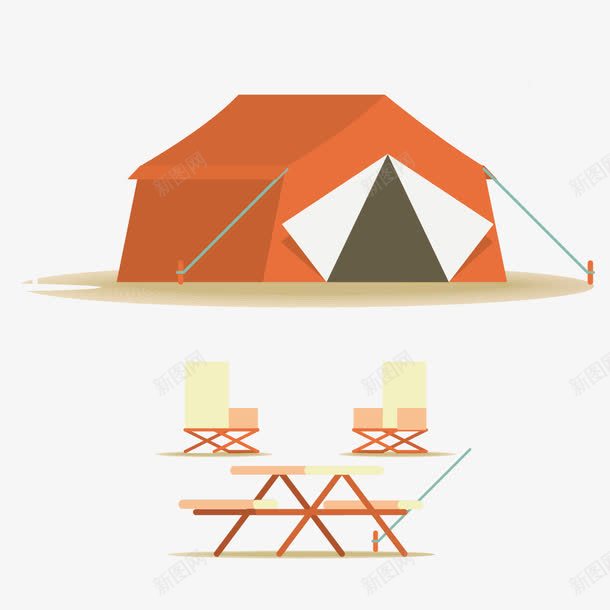 野营帐篷png免抠素材_88icon https://88icon.com png素材免费下载 帐篷 露宿 餐桌