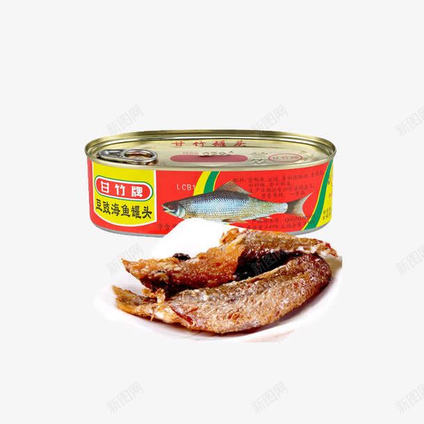 豆豉海鱼罐头png免抠素材_88icon https://88icon.com 罐装食品 美味 美食 食物