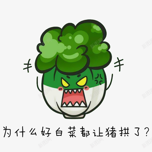 卡通大白菜生气表情png免抠素材_88icon https://88icon.com 卡通 卡通大白菜 可怕 大白菜 生气 白菜 蔬菜 表情 表情包 青菜