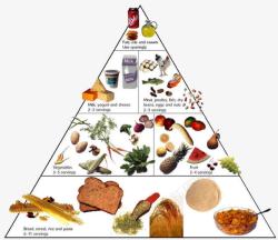 健康食材金字塔素材