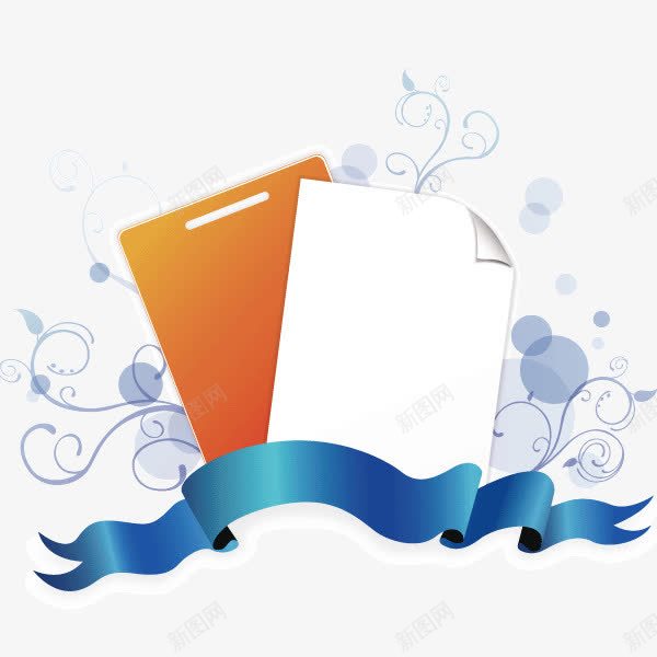 文案背景装饰渐变蓝色丝带png免抠素材_88icon https://88icon.com 文案背景装饰 渐变蓝色丝带 线条装饰 边框