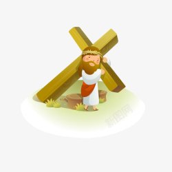 耶稣复活与十字架素材