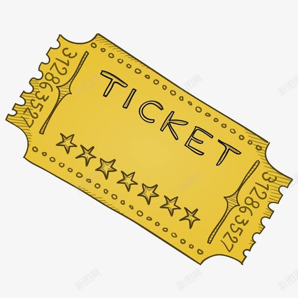 黄色手绘票据png免抠素材_88icon https://88icon.com 榛勮壊 绁嵁 鍏満鍒 鍑 鍗曟嵁 鎵嬬粯 鑸圭 闂