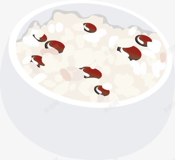 卡通美食餐饮红豆粥矢量图ai免抠素材_88icon https://88icon.com 卡通 红豆粥 美食 餐饮 矢量图