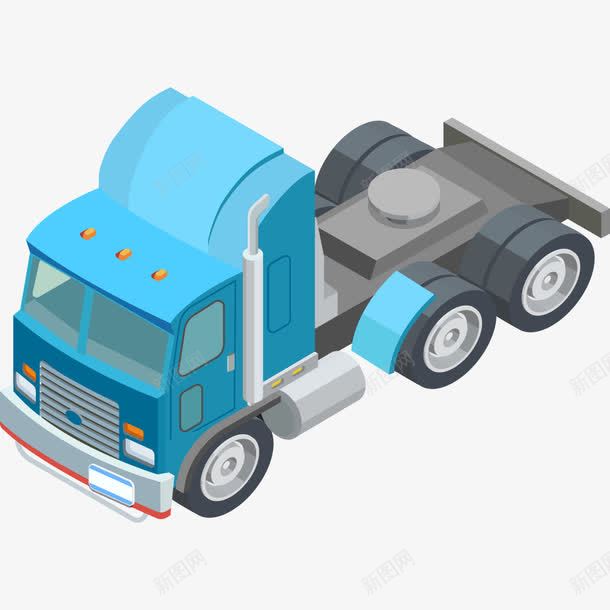 卡通货车png免抠素材_88icon https://88icon.com 卡通画 汽车 矢量装饰 装饰 货车