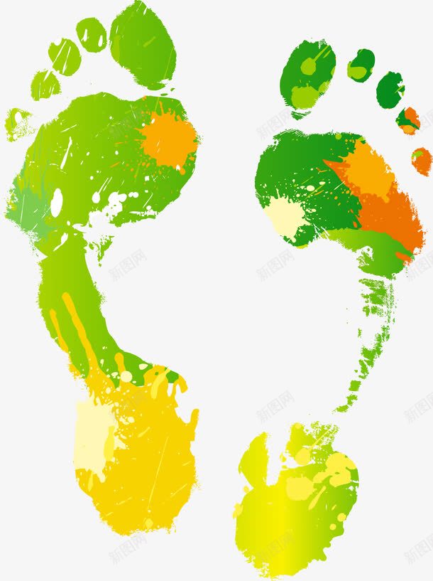 脚印矢量图ai免抠素材_88icon https://88icon.com 印记 矢量图 粉嫩足底 脚印 脚掌印 足底