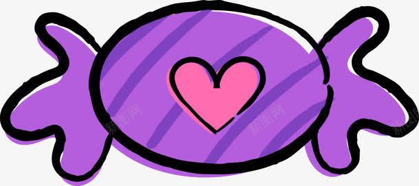 紫色手绘图png免抠素材_88icon https://88icon.com 图形 手绘 紫色