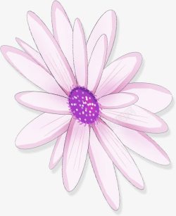 春天清明手绘粉色花朵花瓣素材