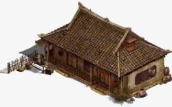 中国风古建筑城墙素材
