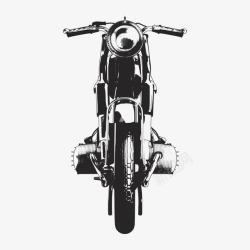 黑色摩托车素材