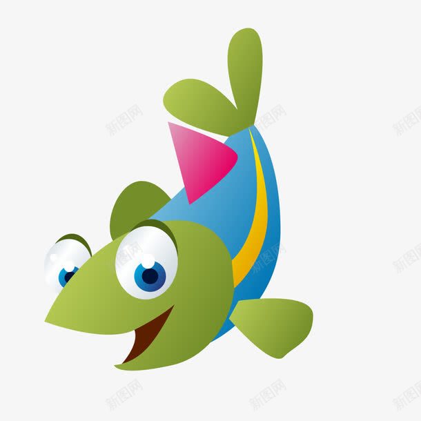卡通可爱装饰海洋动物海报png免抠素材_88icon https://88icon.com 动物可爱 卡通动物 卡通小鱼 卡通海洋动物 萌萌哒的小动物 装饰卡通