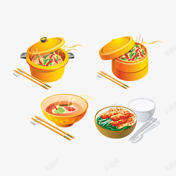 卡通美食面条矢量图ai免抠素材_88icon https://88icon.com 卡通美食 米饭 美味 美食矢量 面条 矢量图