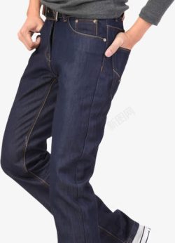 时尚长裤牛仔裤男裤素材