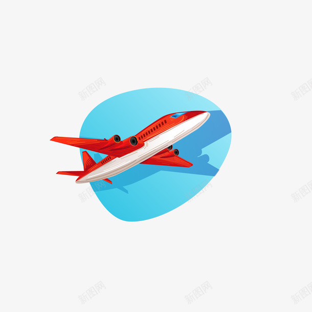 旅行元素矢量图ai免抠素材_88icon https://88icon.com 交通工具 旅行 旅行工具 飞机 矢量图