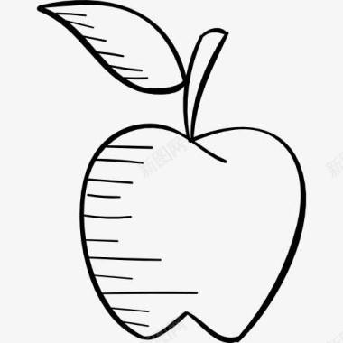 食品罐苹果图标图标