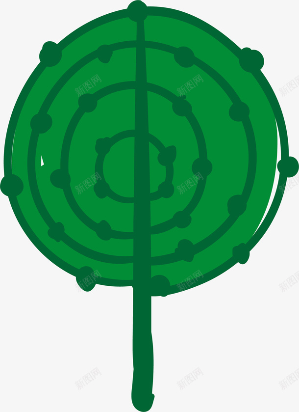 抽象树矢量图ai免抠素材_88icon https://88icon.com 抽象树 春天装饰 树 清新 绿色 矢量图