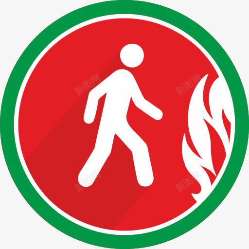 危险火的人行走火png免抠素材_88icon https://88icon.com Danger fire person walking 危险 火 的人 行走