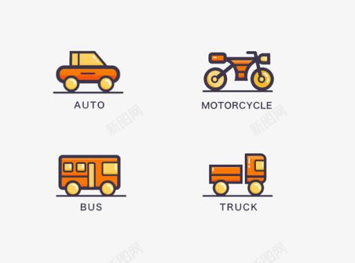 交通工具交通工具图标图标