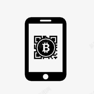 编辑代码比特币代码移动电话TheBitcoinIcons图标图标