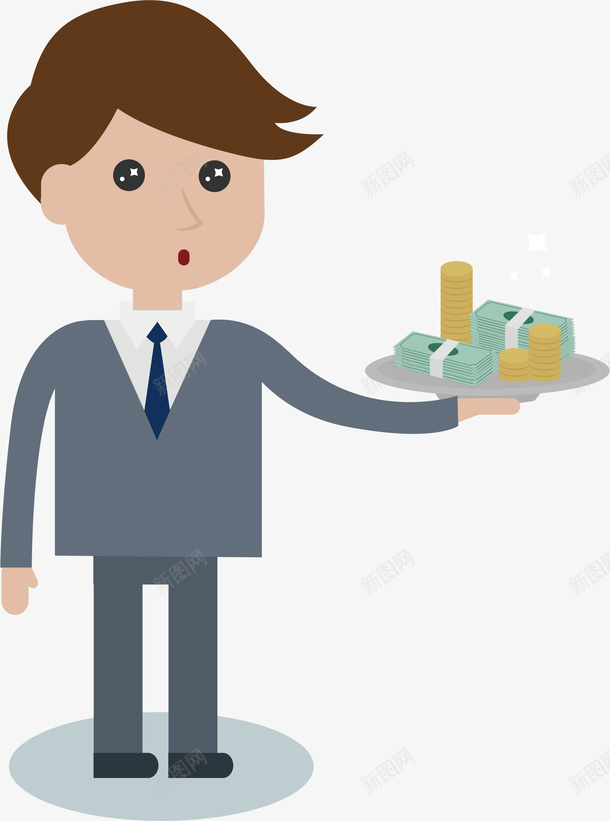 卡通职工矢量图ai免抠素材_88icon https://88icon.com 企业福利 企业福利交流会 企业福利包 企业福利活动 卡通 职工 矢量图