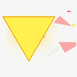三角不规则图形素材