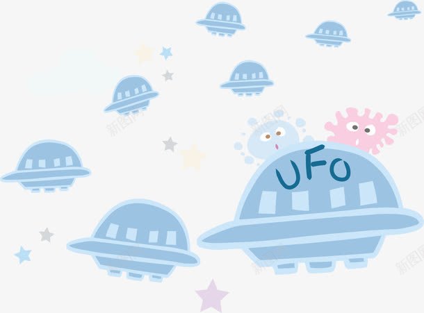 卡通外星人ufo飞碟png免抠素材_88icon https://88icon.com ufo 卡通 外星人 飞碟