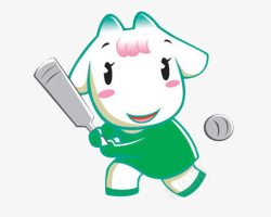 小羊打棒球素材
