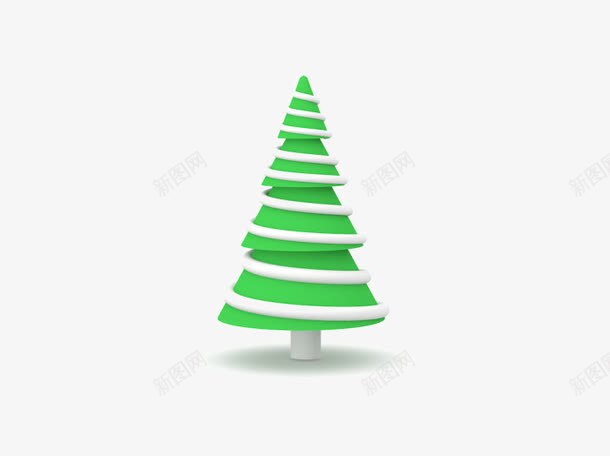 可爱圣诞树片png免抠素材_88icon https://88icon.com 圣诞节 树 绿色 节日