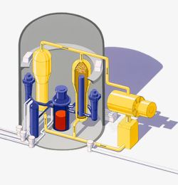 核电站内部素材