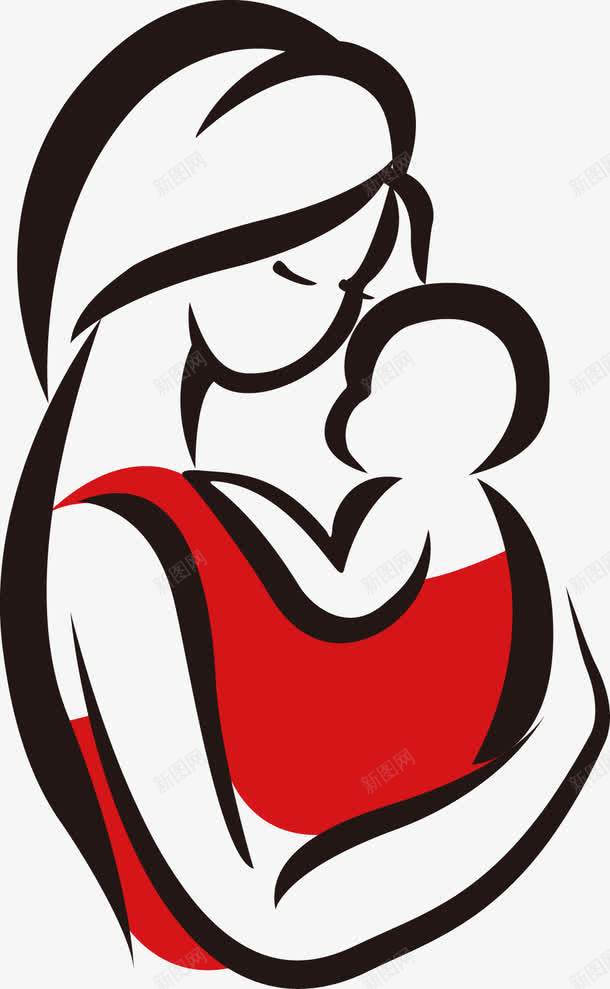 卡通母子图案png免抠素材_88icon https://88icon.com 卡通 图案 母子