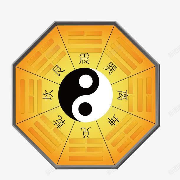 乾坤八卦png免抠素材_88icon https://88icon.com 乾坤 传统 八卦 周易 形状