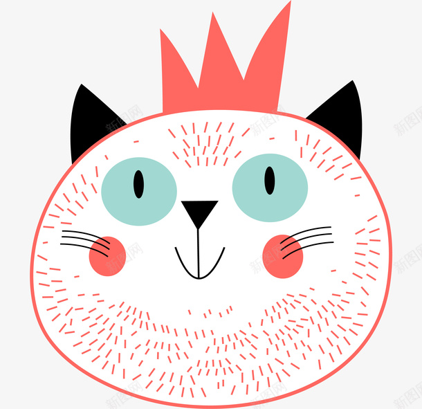 卡通手绘猫咪画像png免抠素材_88icon https://88icon.com 创意 动漫动画 卡通猫咪 手绘 猫咪头像 猫咪画像